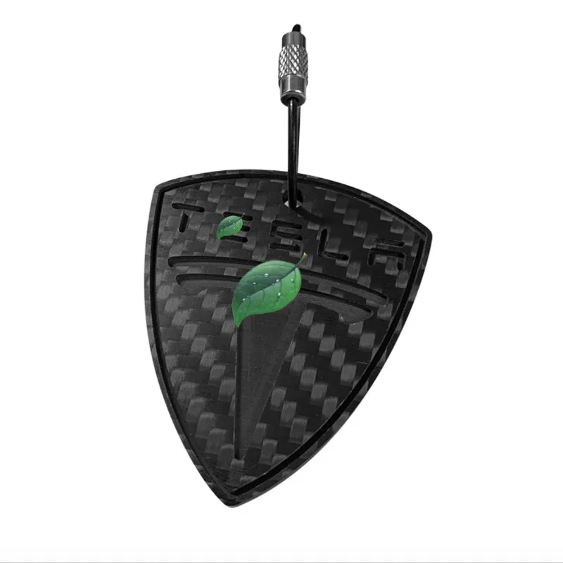 

Car Real Carbon Fiber Sculpture Key Ring Key Chain for Tesla Model 3