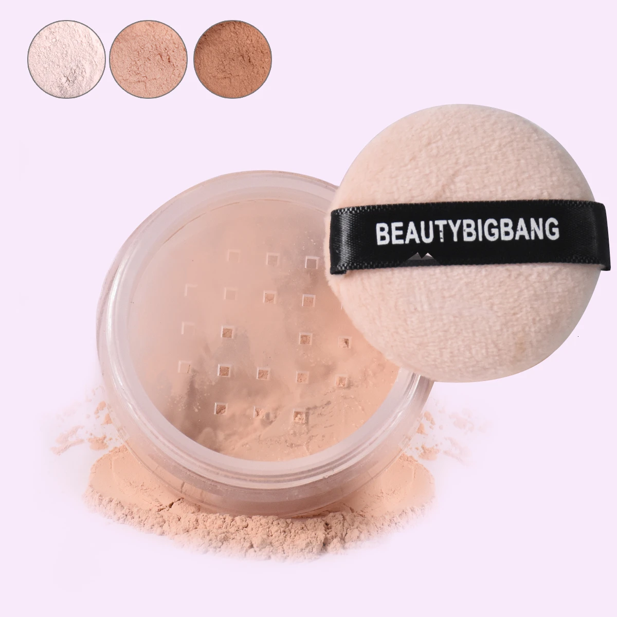 BeautyBigBang 3 цвета рассыпчатая пудра матовая натуральная совершенствующая