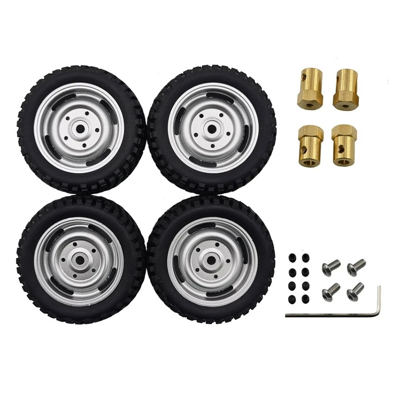 

RC Rubber Wheel Tire Tyre for MN90 91 99 99S 1/12 RC Car Crawler Model Car Spare Parts Upgrade Wheel Tires Hub