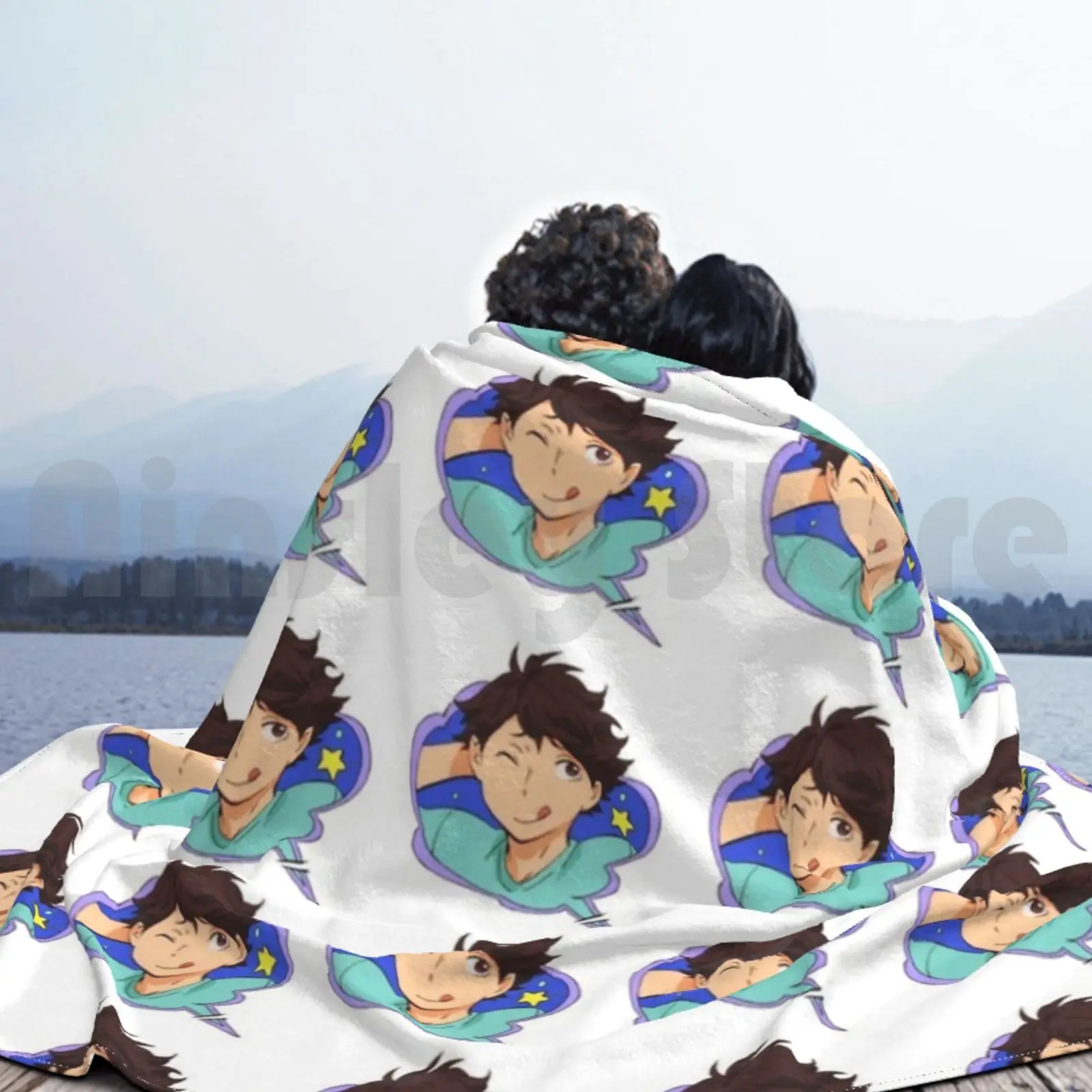 Одеяло для дивана и кровати Oikawa Tooru Toru Haikyu Aoba Jousai
