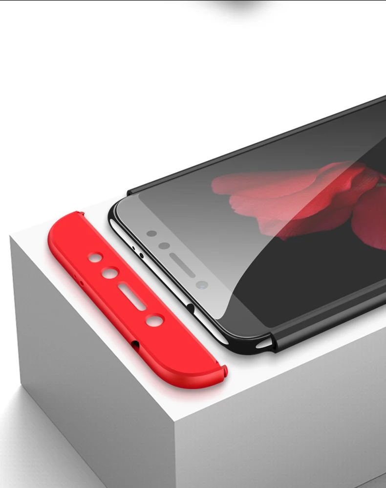 Чехол GKK 360 с полной защитой для Xiao mi Red mi S2 A2 Lite 4X6 pro 6A 7, жесткий матовый чехол для Xiaomi mi A2 A3 8 Lite 9 SE