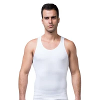 ms077 mens slimming body shapewear corset vest shirt compression abdomen tummy belly control slim waist cincher underwear