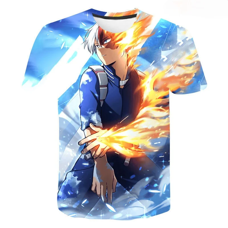 

Футболка с 3D принтом аниме Моя геройская Академия боку нет героев Академия 2021 мужские женские детские модные крутые Топы