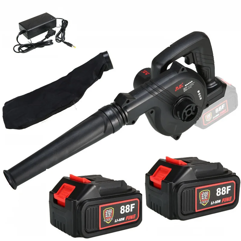 

2 In 1 Cordless Leaf Blower 21000RPM Electric Leaf Blower With 4.0Ah Lithium-Ion Battery 1hr Fast Charger