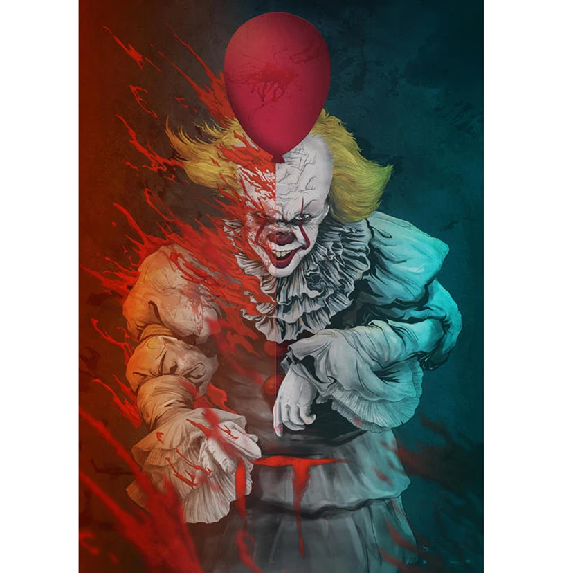 

5D DIY Full Square/Round Diamond Painting "Oil Painting Clown" 3D Rhinestone Embroidery Cross Stitch Mosaic Home Decor Art YC24