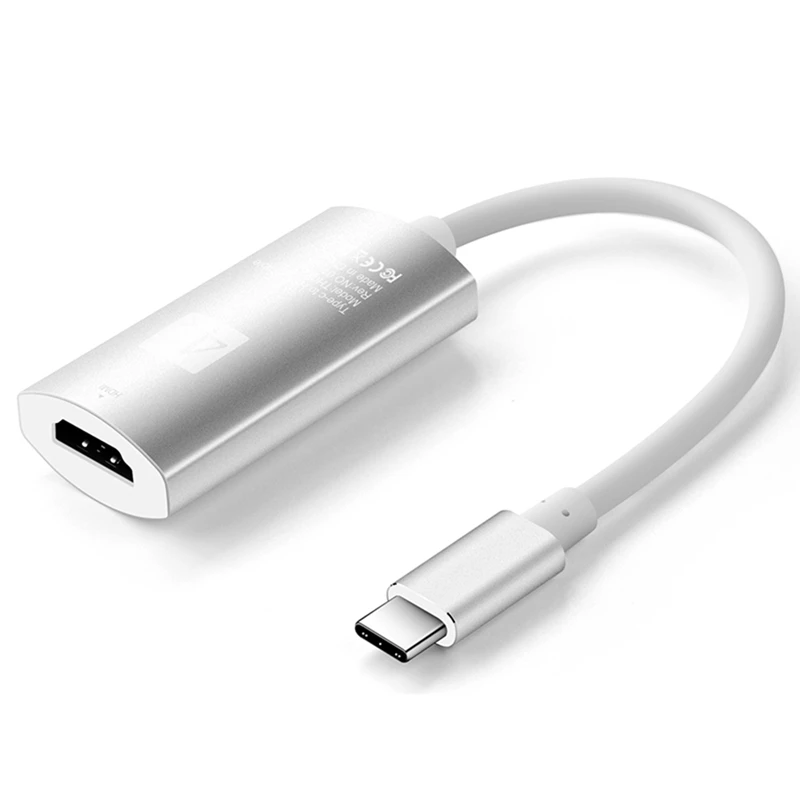 USB-C type-C к HDMI 4K * 2K UHD HDTV адаптер для samsung Galaxy S8 + MacBook Silvers | Электроника