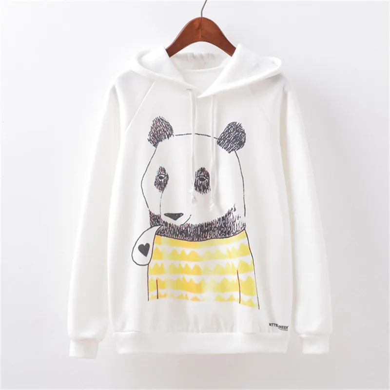 Женский свитшот с длинным рукавом и принтом кошек | Женская одежда