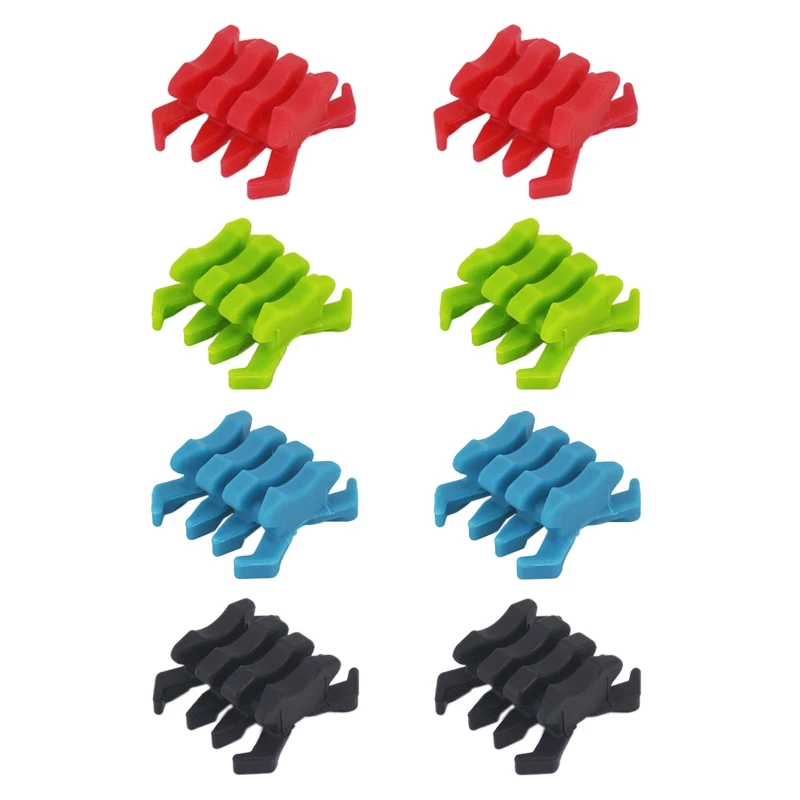 

H053 2Pcs/pack Rubber Archery Bow Limbs Vibration Damper Dampener Crab Shaped Shock-Absorbing Silencer for Hunting Training