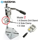 Алюминиевый Стенд для дрели, основание для электродрели с одной головкой, держатель для дрели, аксессуары для электрошлифовального станка для деревообработки 400