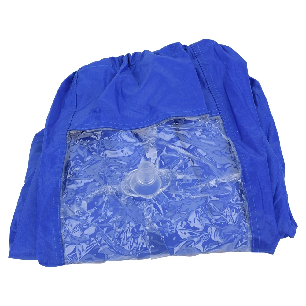 

Air Conditioner Cleaning Dust Washing Cover Waterproof Protector Blue Color