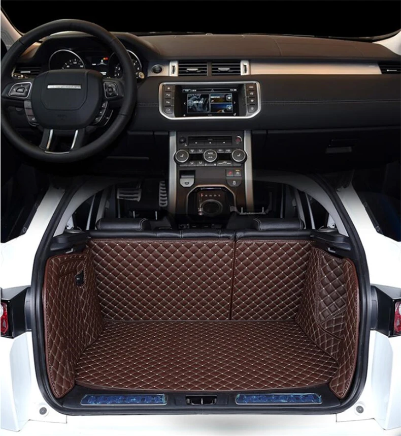 Для LAND ROVER RANGE EVOQUE 2011 2019 полный задний багажник ЛОТОК лайнер Грузовой Коврик для
