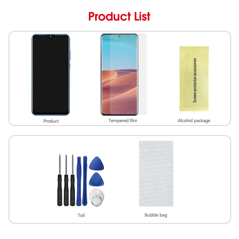 ЖК дисплей 6 21 дюйма для Huawei P Smart 2019 сенсорный экран панель дигитайзер сборка