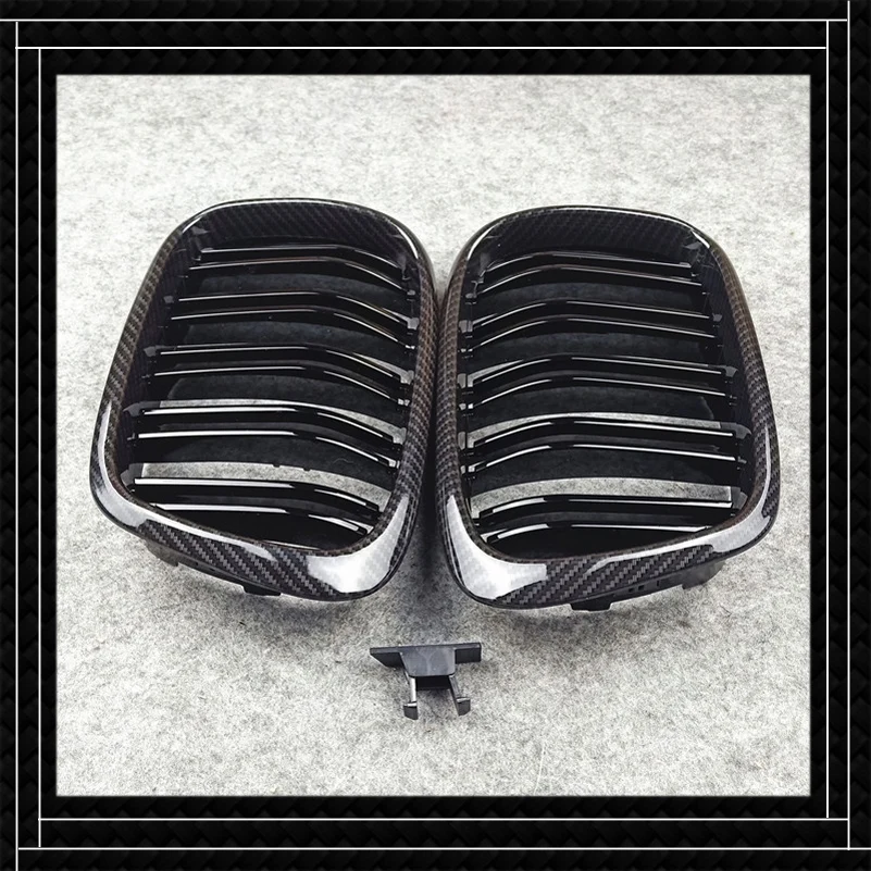 Автомобильная решетка для гриля 2 планки глянцевая M цветная Передняя почек 5