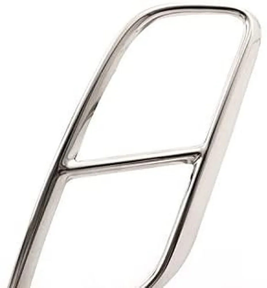 2 шт. хромированная выхлопная труба из нержавеющей стали для Audi A4 A4L B9 2019 |