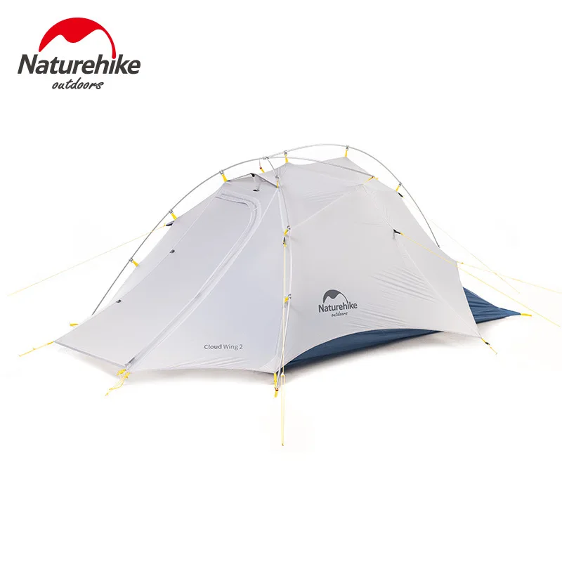 

Палатка Naturehike Cloud Up - Wing туристическая Ультралегкая на 2 человек, 15D, 1,5 кг, с бесплатным ковриком