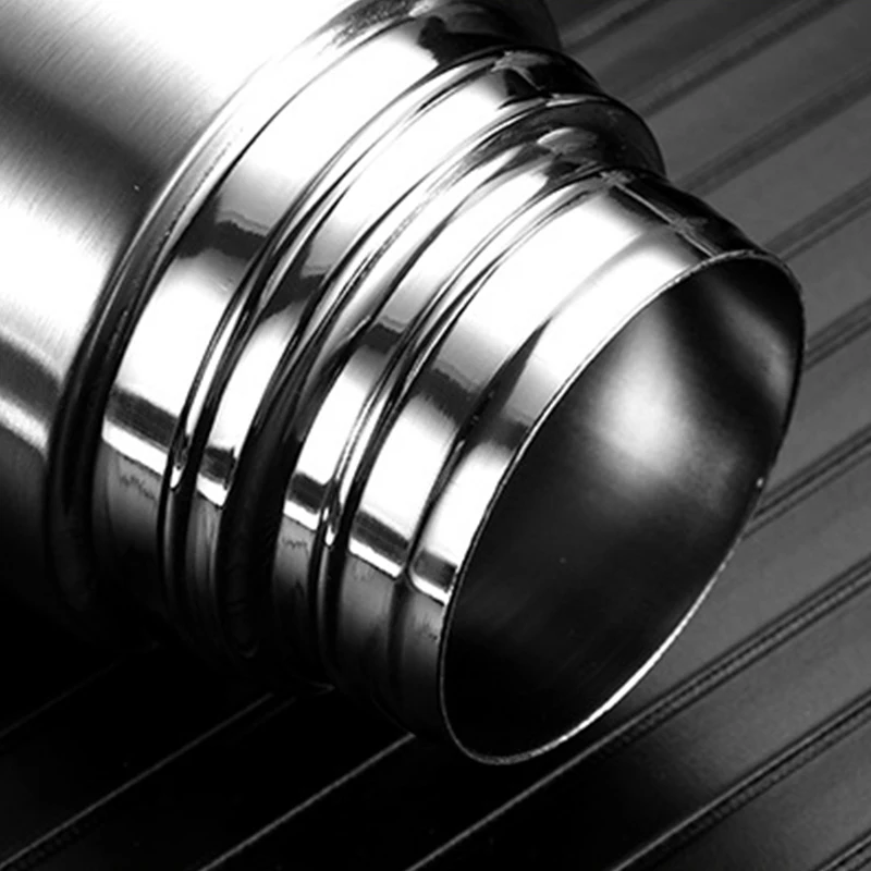 Термос в форме пули 1000 мл двухслойная бутылка из нержавеющей стали с колбой для