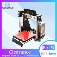 geeetech 3d printer prusa i3 pro w diy kit sturdy metal and wooden frame suitable for 1 75 mm plaabstpupetg filaments