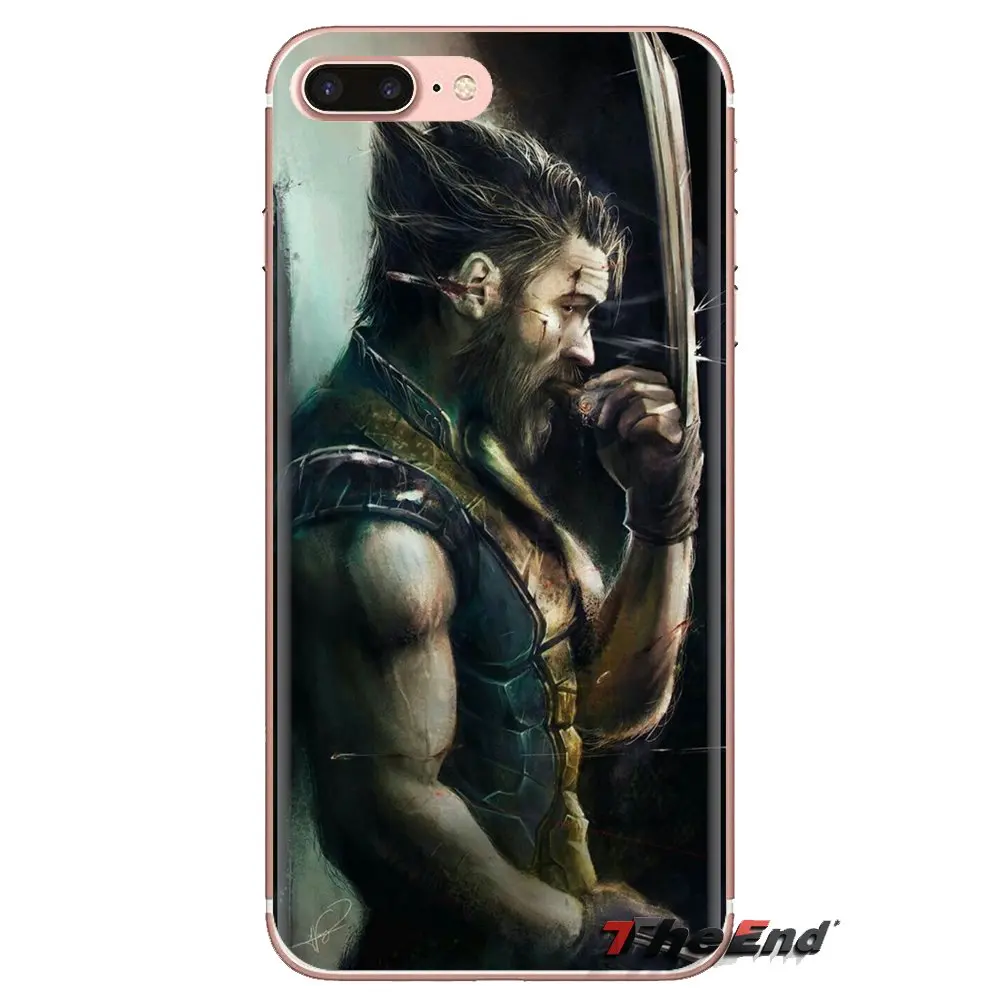Росомаха (Dub) Чехлы для телефона samsung Galaxy S2 S3 S4 S5 мини S6 S7 край S8 S9 Plus Note 2 3 4 5 8 Coque