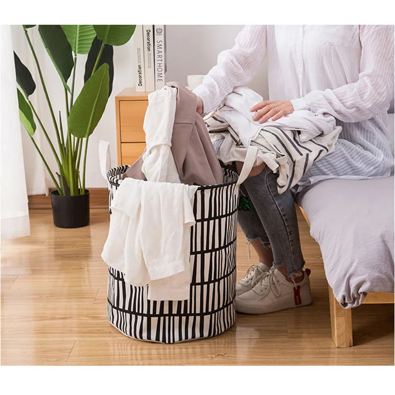 Новая бытовая Водонепроницаемая корзина для грязного белья Складная Большая