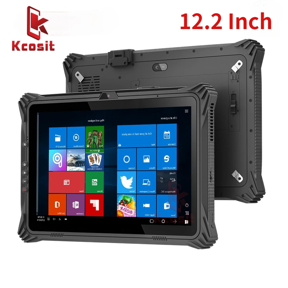 

Original K20U Windows 10 Rugged Tablet PC Waterproof 12.2 Inch Intel I5-8250U 8GB RAM 256GB GNSS Ublox M8 4G LTE SIM RS232 HDMI