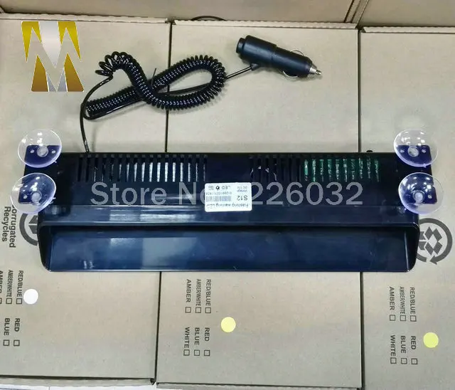 СВЕТОДИОДНЫЕ сигнальные мигающие огни на лобовое стекло 24 Вт 12 дюймов |