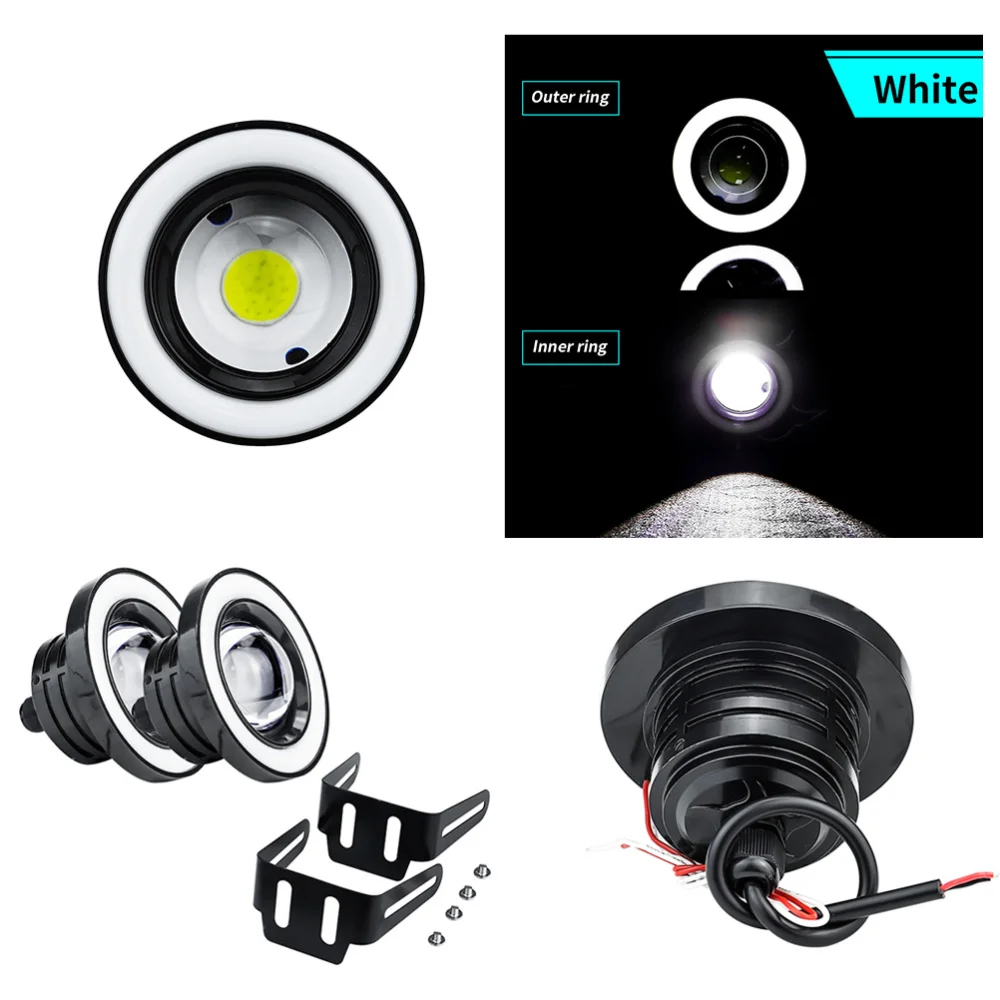 1 пара противотуманных фар с ангельским глазом Автомобильный светодиодный