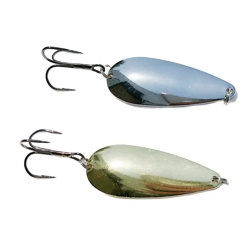 Gold Silver 30G Metal VIB Fishing Lure Vibration Spoon Lure Crankbait Bass Artificial Hard Baits with Hook VIB tackle