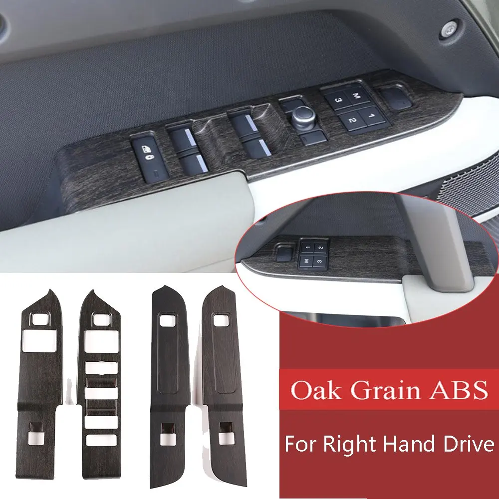 

4 шт. ABS Window отделка кнопки выключателя подъема для Land Rover Defender 2020 RHD