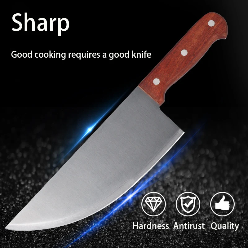 Нож мясника из высокоуглеродистой кованой нержавеющей стали кухонный шеф повар