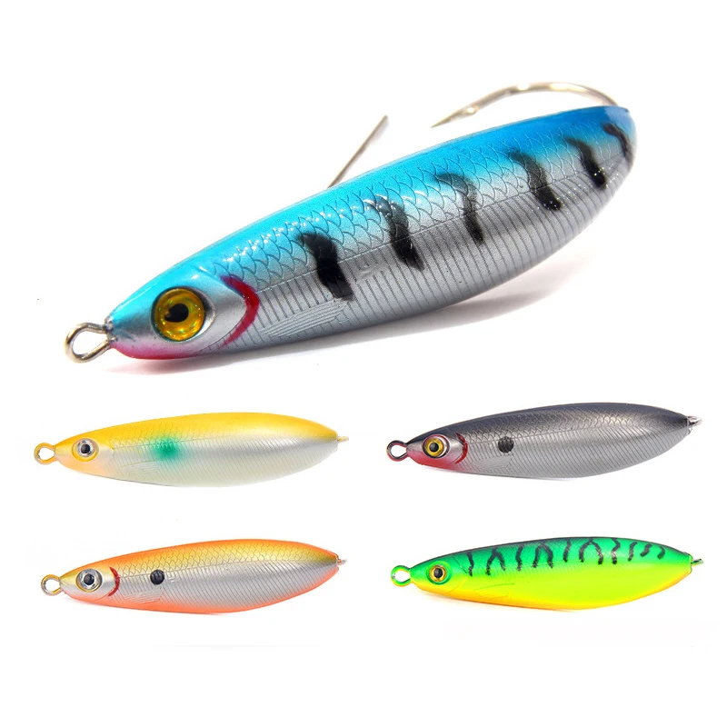 

Luya Lure Sequins Minnow Spoon Baits Laser Metal Single Hook 8cm 20g Crankbait Artificial Hard Bait Wobblers Winter Ice Fishing