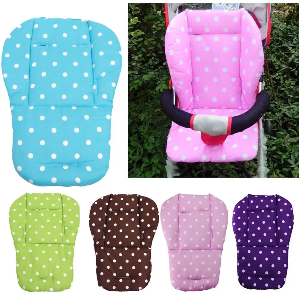 Coj&iacute;n para asiento de cochecito de beb&eacute;, silla alta, colchones suaves de colores, alfombrilla para cochecito, accesorios-0