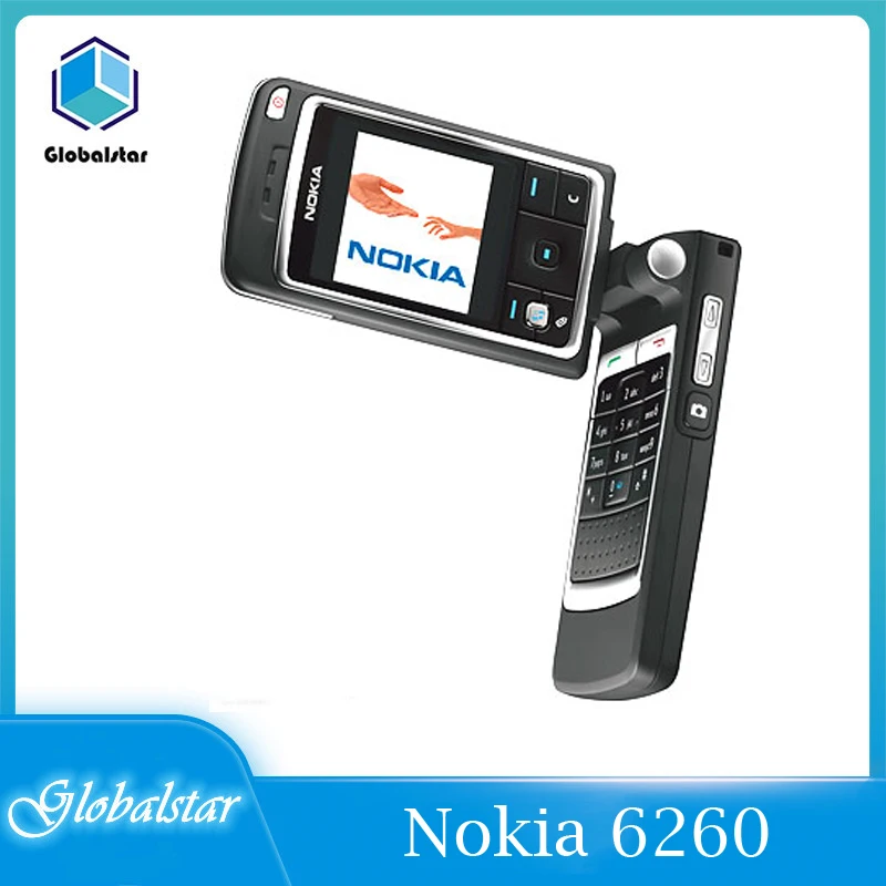 

Nokia 6260 Refurbished Original mobile phones Rotatable 2.1' inch 2G Symbian 7.0s cheap phone with 1year warranty Free Shipp