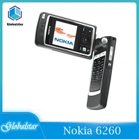 Nokia 6260 Refurbished Original mobile phones Rotatable 2 1 inch Symbian 7 0s cheap phone with 1year warranty Free Shipp