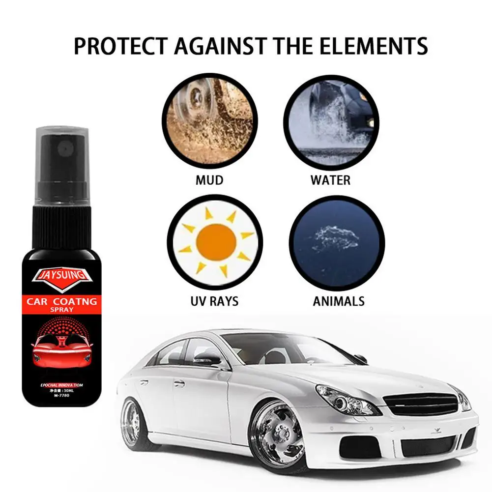 

30/ 50/100ml Car Nano Coating Agent Anti Scratch Hydrophobic Polish Coating Agent Car Coating Spray Wax Cleaning Agent Car Care