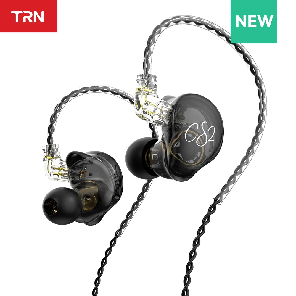 

TRN CS2 Hi-FI Earphones 1DD Dynamic HIFI Bass Earbuds Running Sports Headphones Game Headset For TRN ST1 TA1 BA15 VX MT1