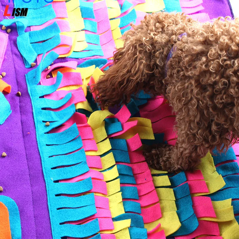 Коврик для собаки обнюхивания найти еду тренировочное одеяло игровые игрушки