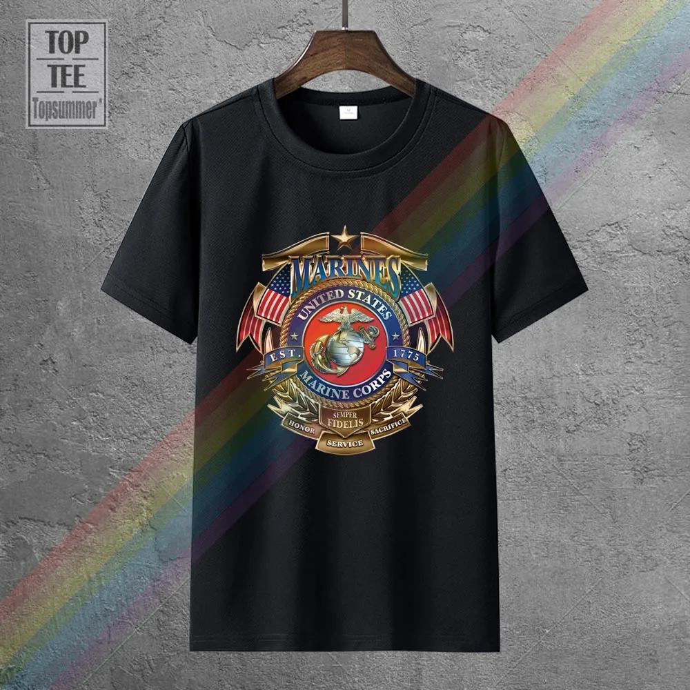 

Мужская футболка с коротким рукавом и круглым вырезом, в стиле милитари