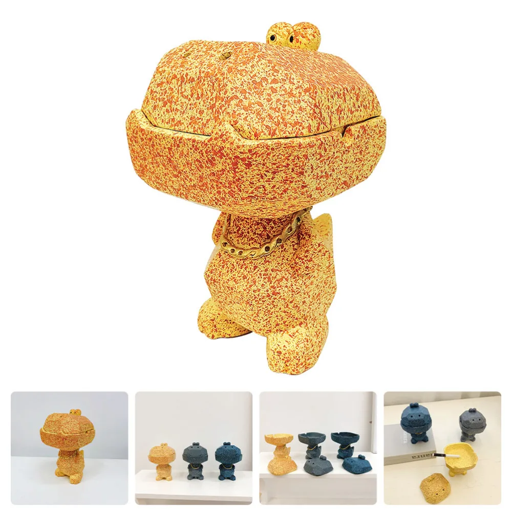 

1pc Living Room Ashtray Decoration Novel Desktop Crocodile Smoke Ash Holder