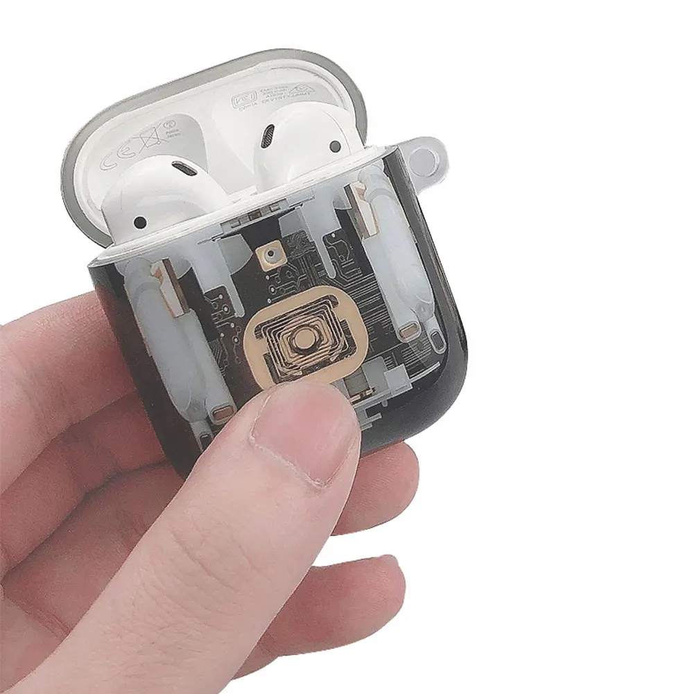 

Hot Mechanical structure of earphone oft Silicone Case For apple Airpods 1 2 3 Pro Bluetooth headset Protective Earphone cover