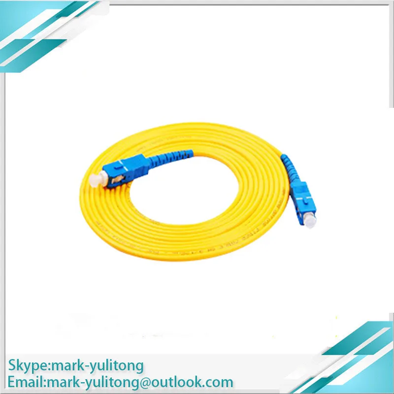 FTTH SC-SC SC UPC к Simplex 2 0 мм 3 ПВХ одномодовый волоконно-оптический соединительный