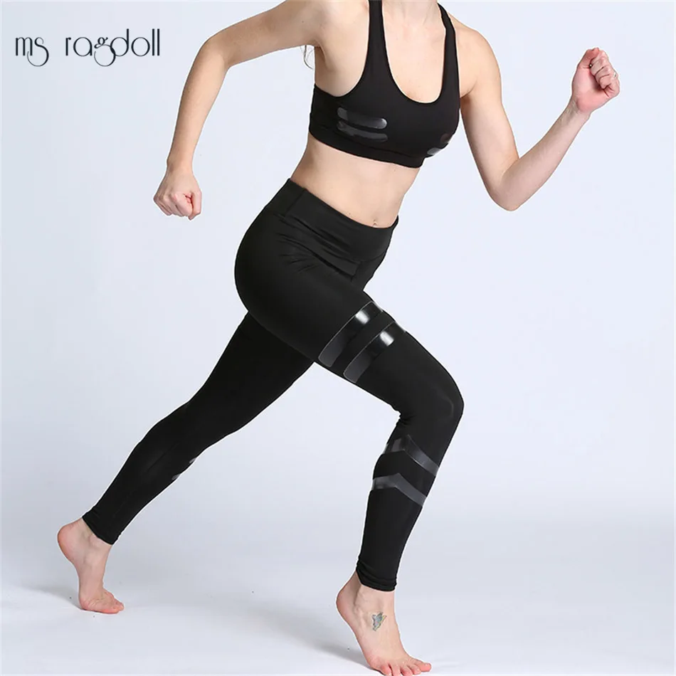 Black Комплект из 2 предметов для фитнеса, спортивная одежда, одежда для тренировок, женская спортивная одежда, спортивный костюм, топы без рукавов и леггинсы, комплекты для йоги - Цвет: Black