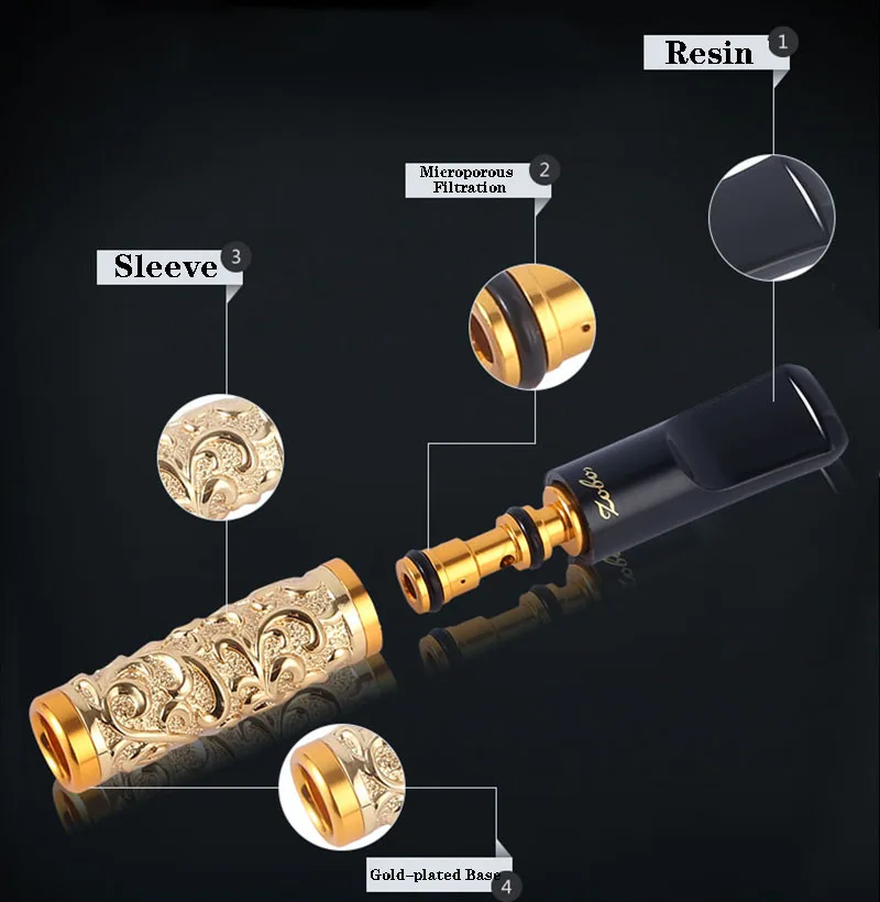 Тройная циркуляционная фильтрация ZOBO держатель для сигарет тип цикла очистки