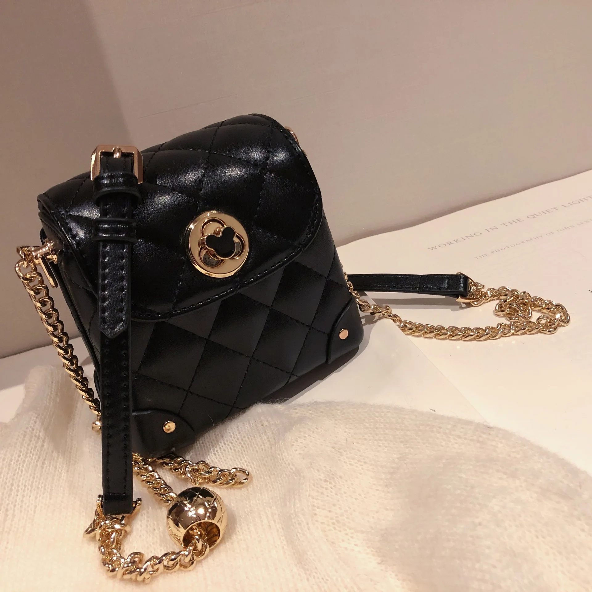 Новая женская Повседневная сумка на плечо с цепочкой дизайнерская модная через