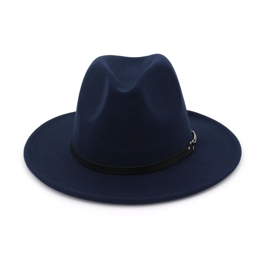2019 Осень Зима Новая мода шерсть женщин Outback Fedora шляпа для элегантных леди широкий