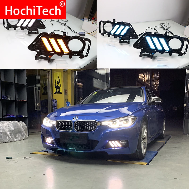 Светодиодный дневные ходовые огни для BMW 3 серии F30 F35 2013 2019 Габаритные колпак