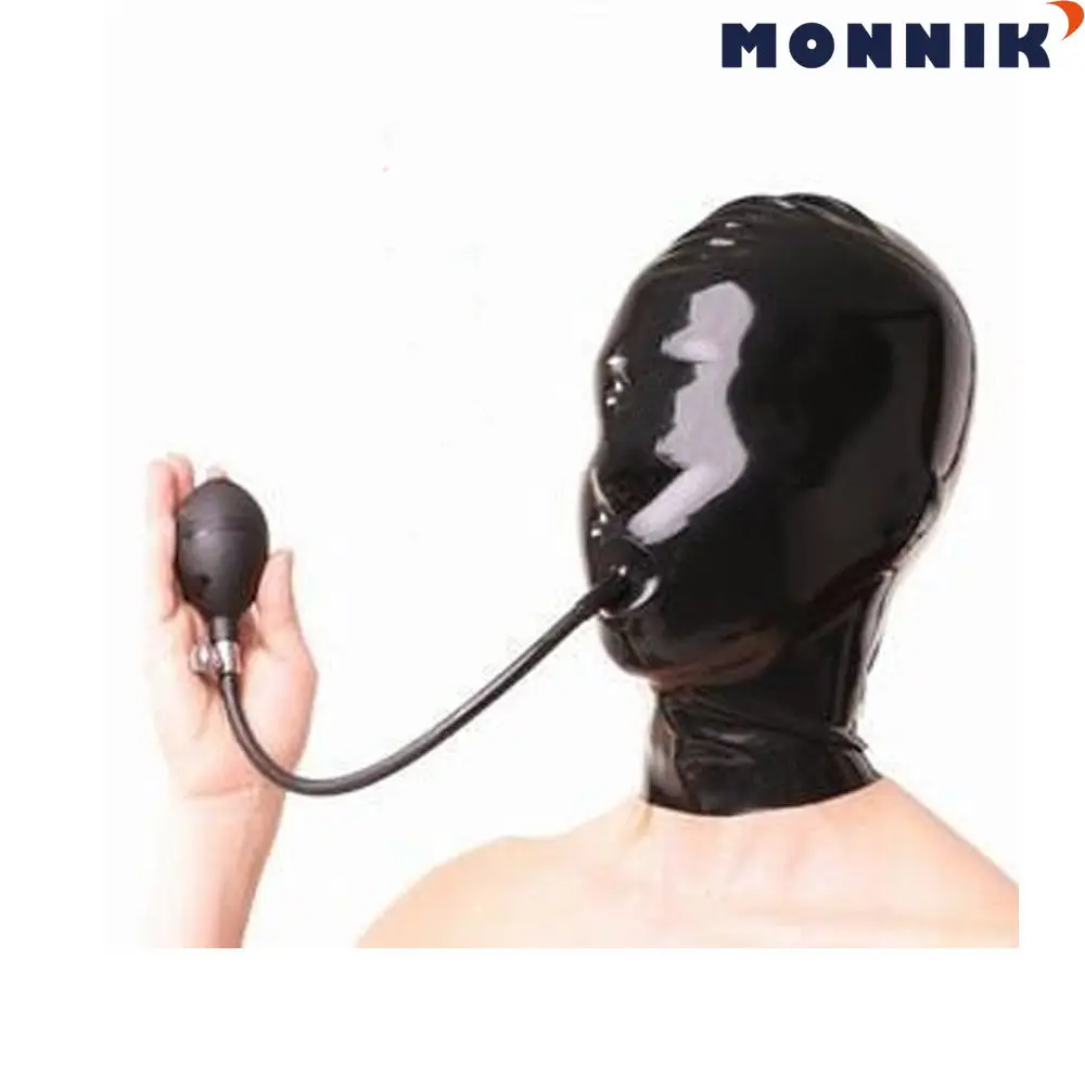 MONNIK латексная маска натуральный латекс 100% ручная работа резиновый капюшон из