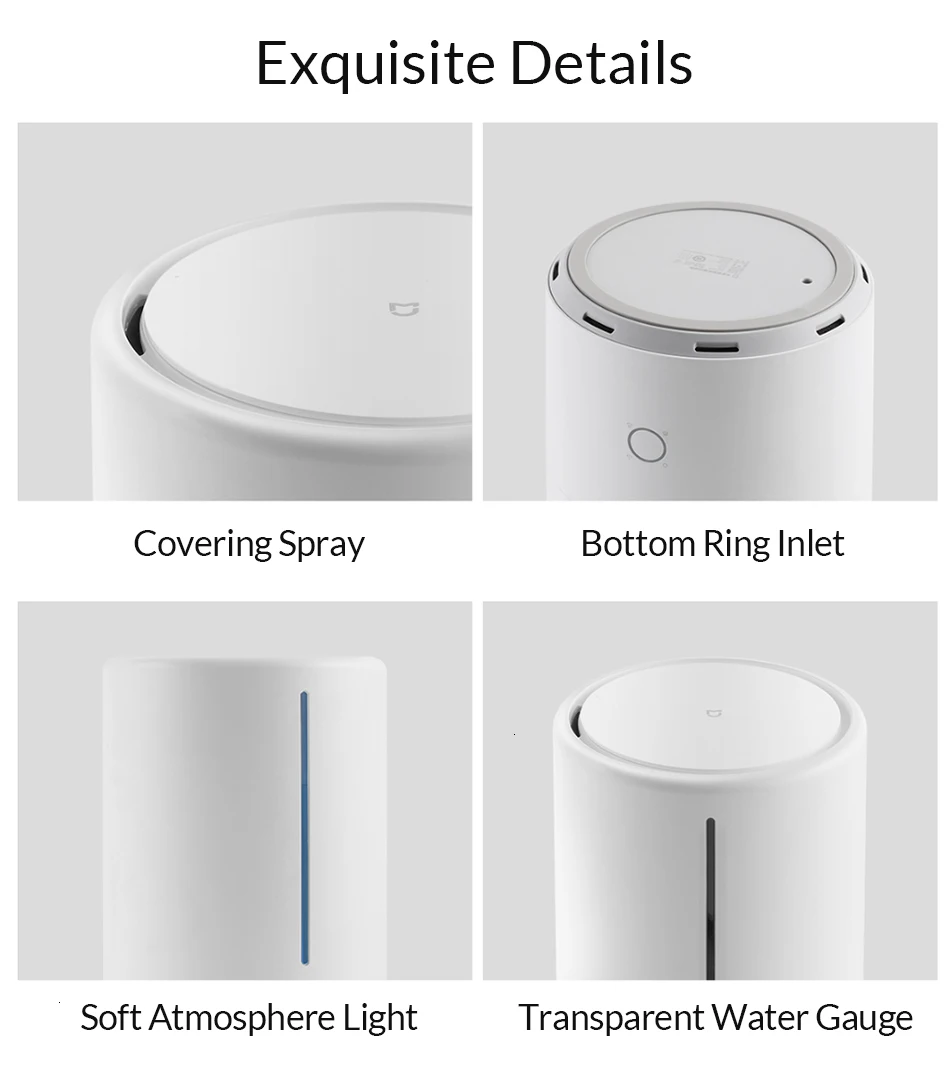 Дезинфектор Xiaomi Mijia 4.5L большой емкости UV-C быстрая дезинфекция резервуар для воды совместим с Miomei контроль приложений