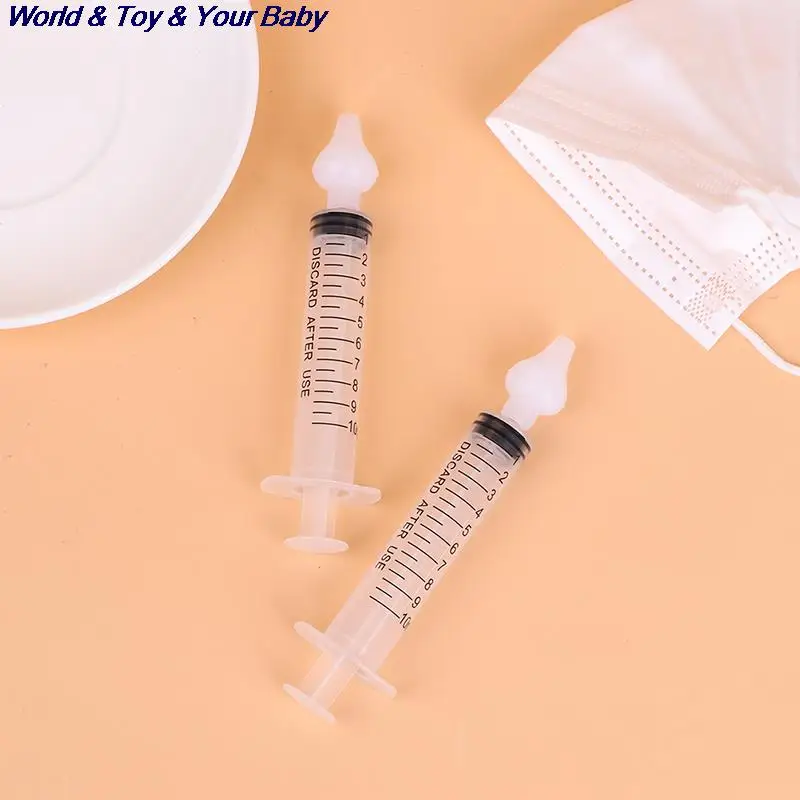 2pc 10ml Professional Syringe Nasal Irrigator With Syringes For Baby Infant Safe Cleaner Newborns Infants Nose | Мать и ребенок
