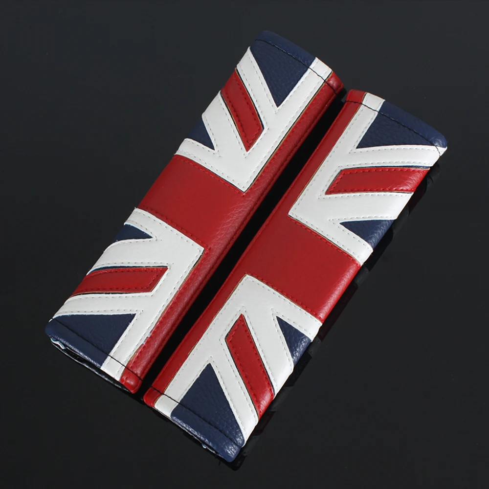 1 пара наплечный чехол для ремня безопасности Mini Cooper One S JCW D R50 Clubman R55 R56 R60 R61 F54 F55 F56