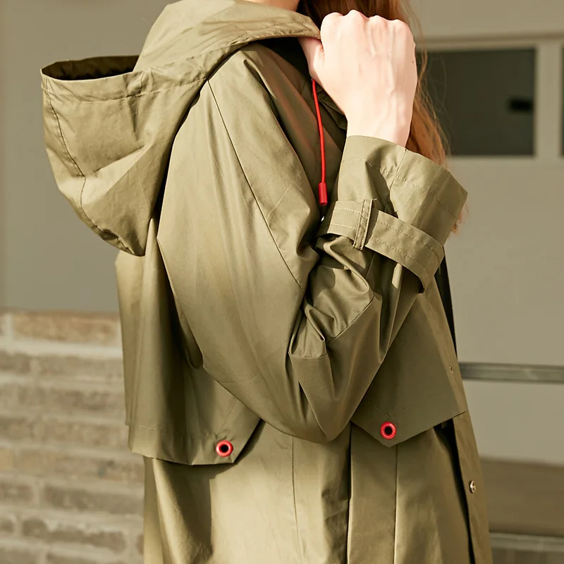Vero Moda женский ветрозащитный дизайн хлопок Тренч | 319121535